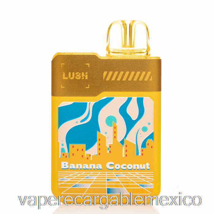 Vape Recargable Digiflavor X Geek Bar Lush 20k Desechable Plátano Coco